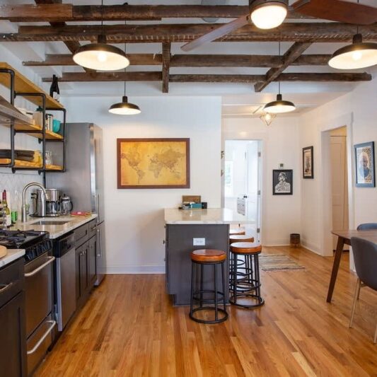 A cozy kitchen you can gather around
