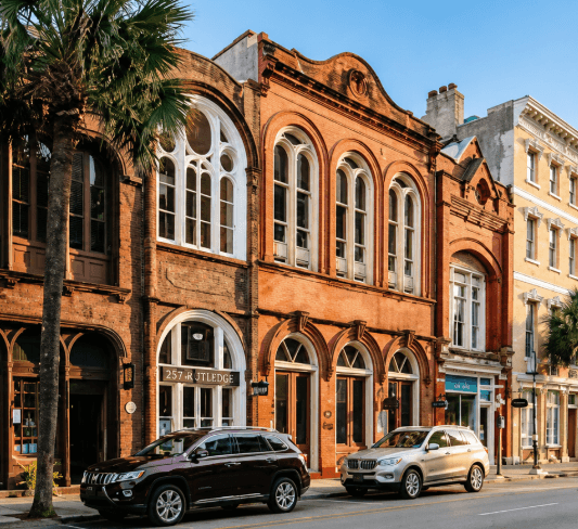 Historic street in Cannonborough-Elliottborough, Charleston